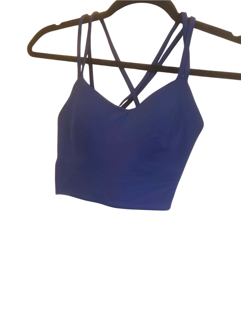 NWT Lululemon Like A Cloud Longline Bra Size 6 B/C BEACH BALL BLUE